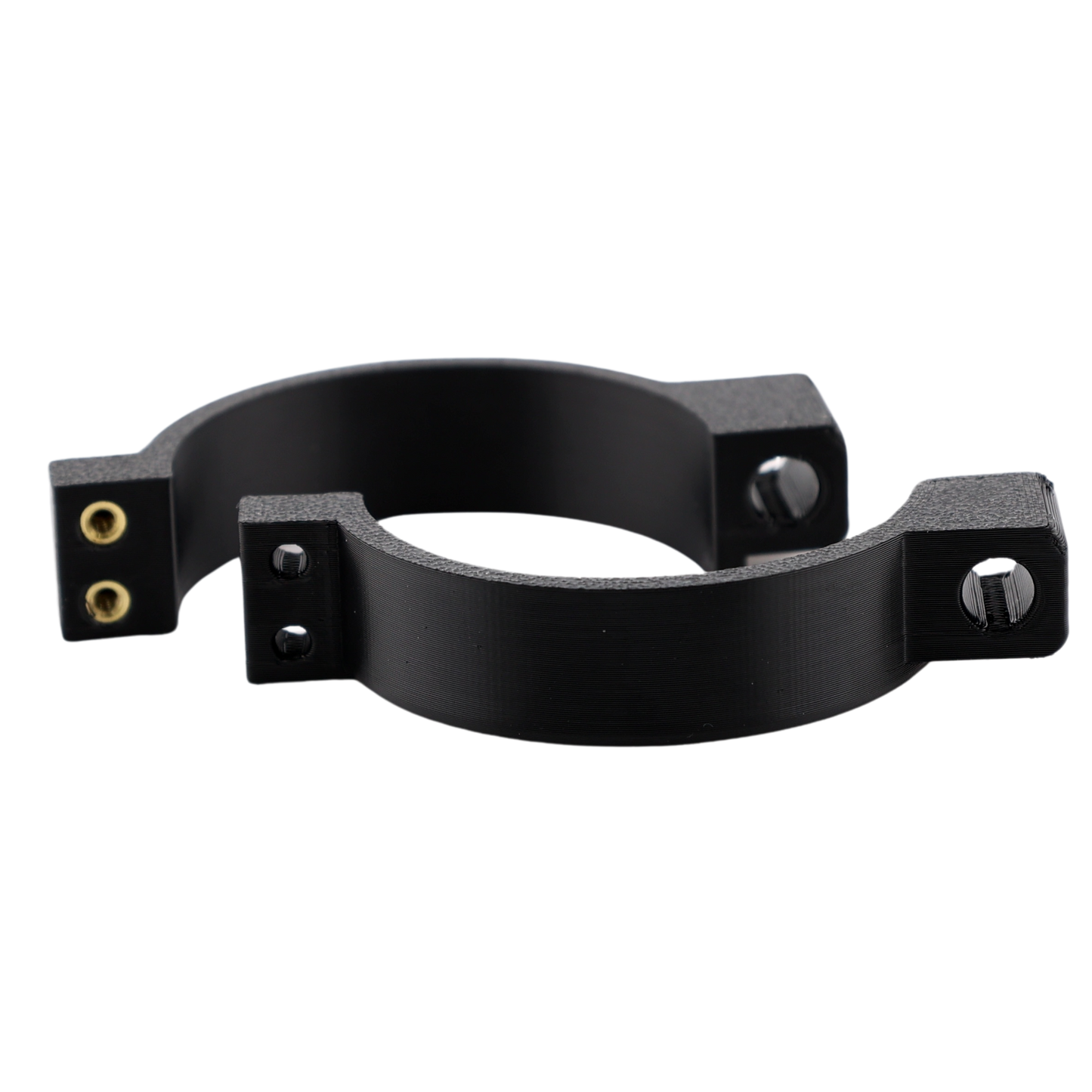 Gauge clamp on a transparent background